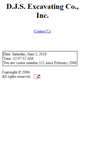Mobile Screenshot of djsexcavating.com